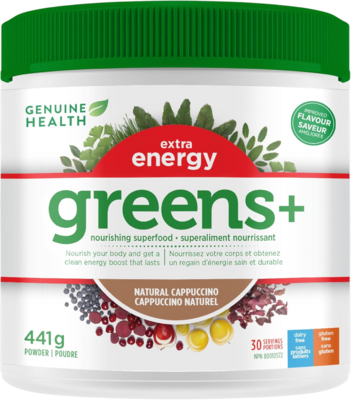 greens+ extra energy cappuccino