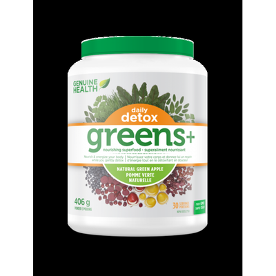greens+ daily detox green apple product image