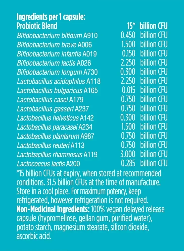 Product image for Advanced Gut Health - Probiotic 15 billion.