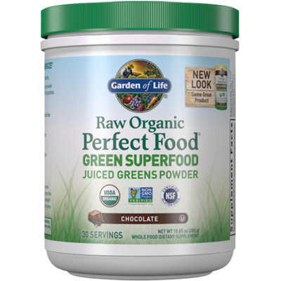Raw Organic Perfect Food® Green Superfood Powder 285g - Chocolate
