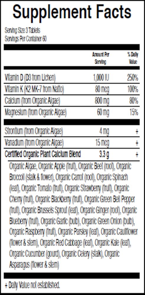 Product image for Mykind Organics Plant Calcium.