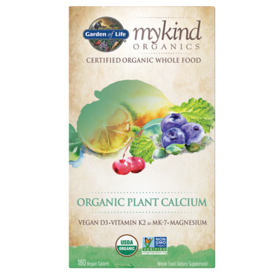 Mykind Organics Plant Calcium 180 tablets