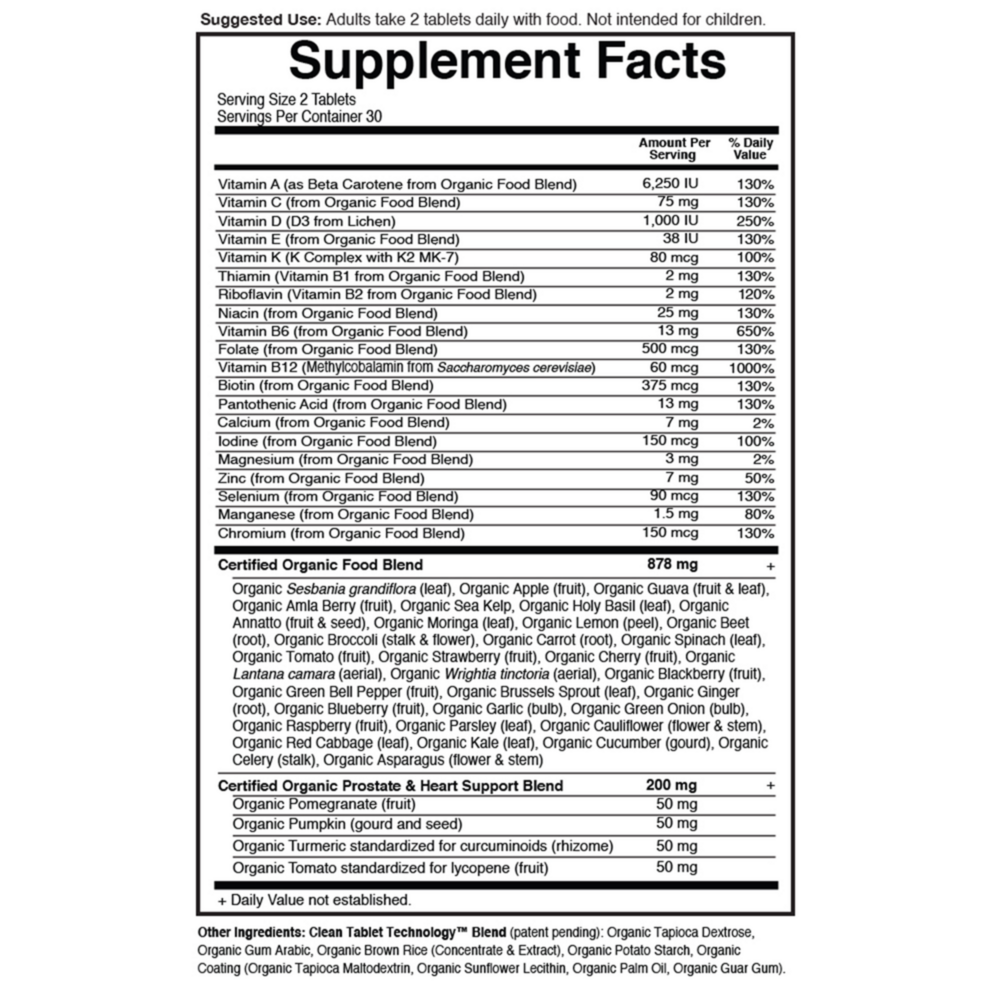 Product image for Mykind Organics Mens Multi 40+.