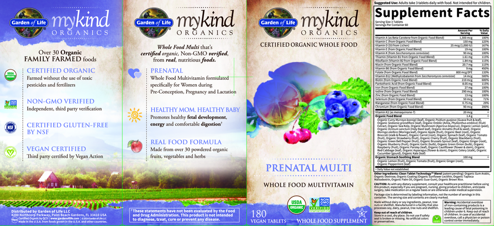 Product image for Mykind Organics Prenatal Multi.