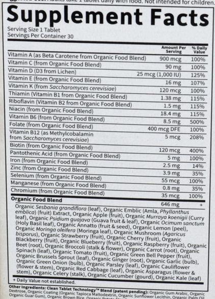 Product image for Mykind Organics Womens Once Daily Multi.
