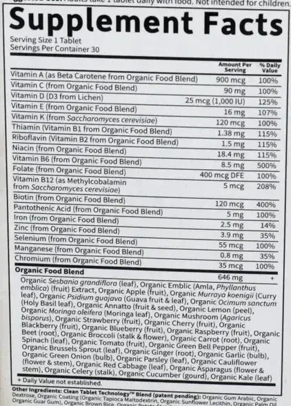 Product image for Mykind Organics Womens Once Daily Multi.