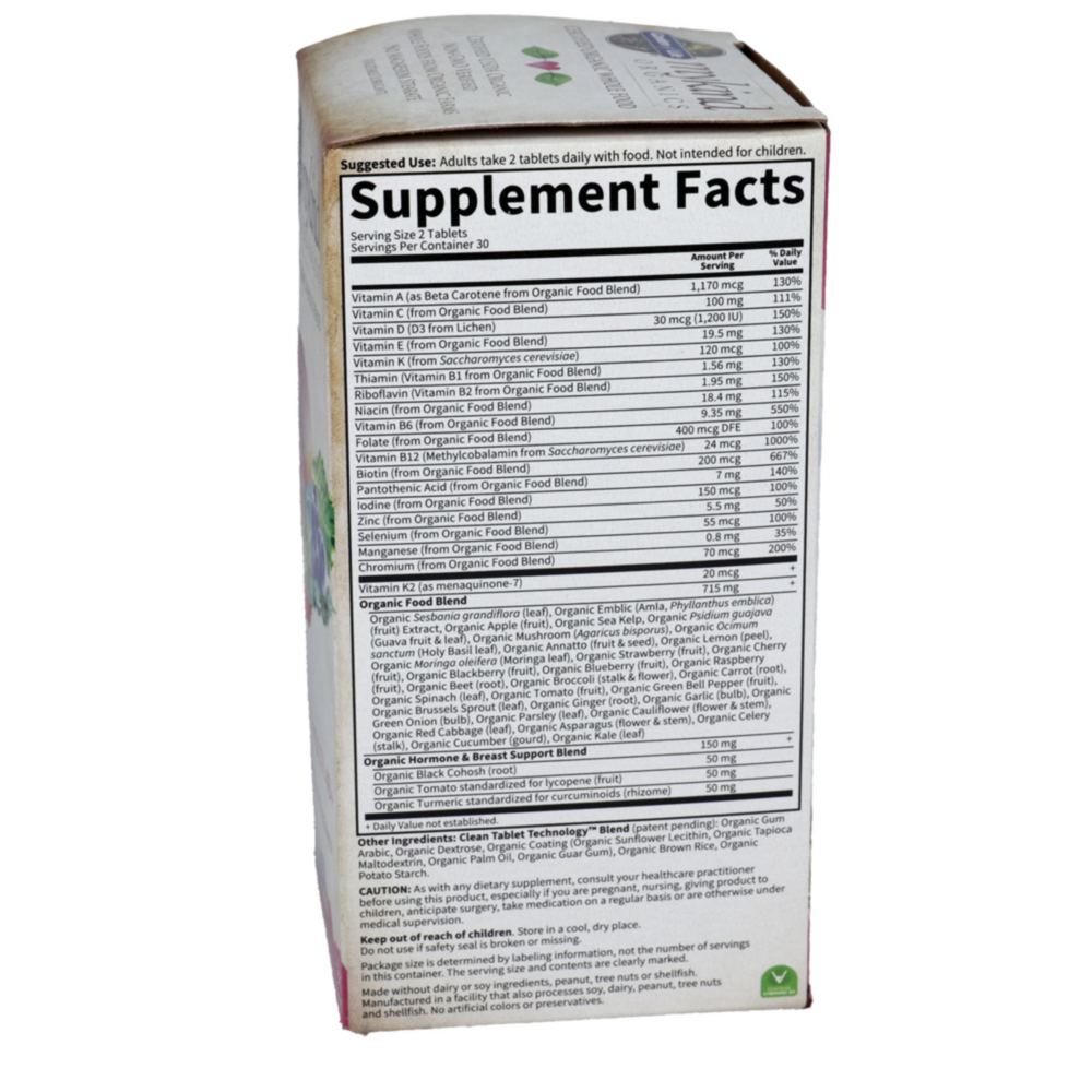 Product image for Organics Womens Multi 40+.