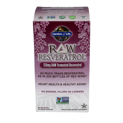 RAW Resveratrol 60 capsules