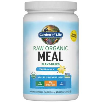 RAW Organic Meal - Vanilla 1050 Grams