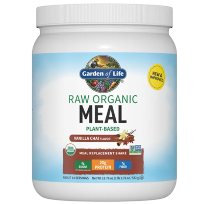 RAW Organic Meal - Plant-Based Vanilla Chai 532 Grams