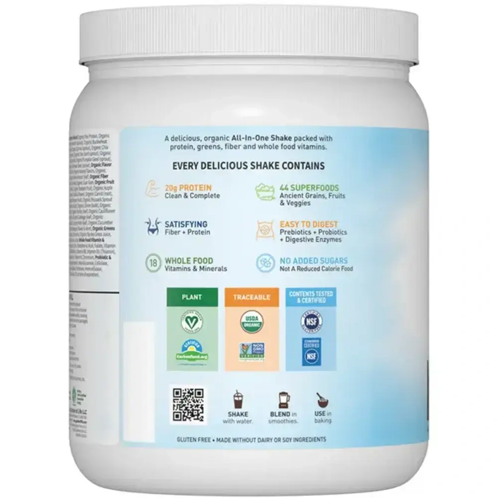 Product image for Raw Organic Meal Plant-Based Chocolate Flavor.
