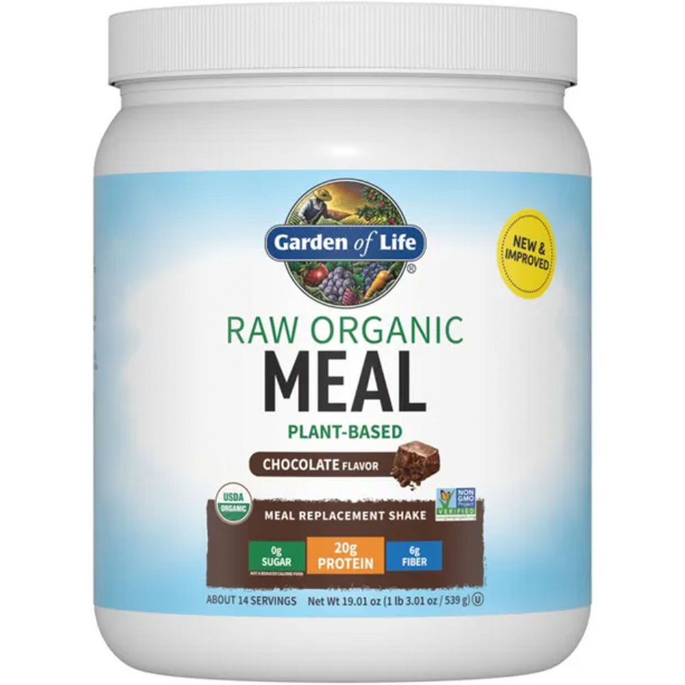 Product image for Raw Organic Meal Plant-Based Chocolate Flavor.
