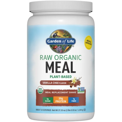 RAW Organic Meal - Plant-Based Vanilla Chai 1064 Grams