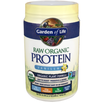 RAW Organic Protein - Real Raw Vanilla 620 Grams