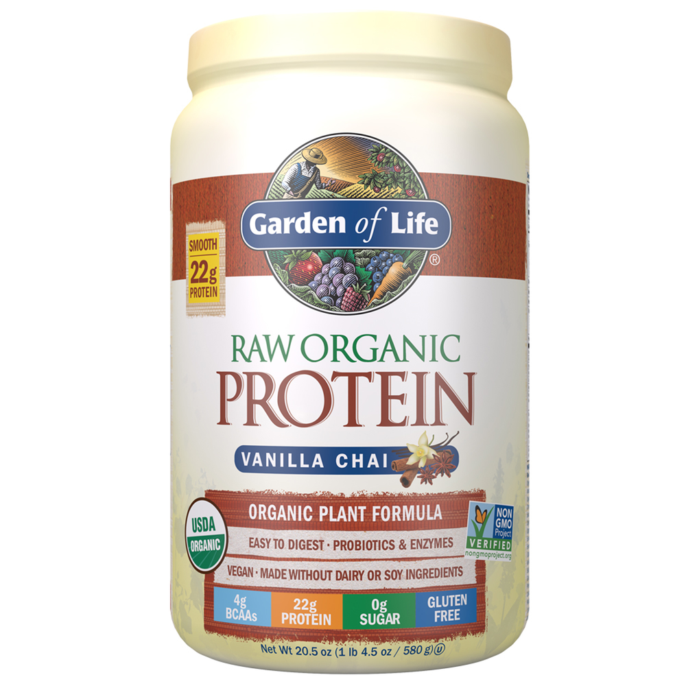 Product image for Raw Organic Protein Powder Vanilla Spiced Chai.