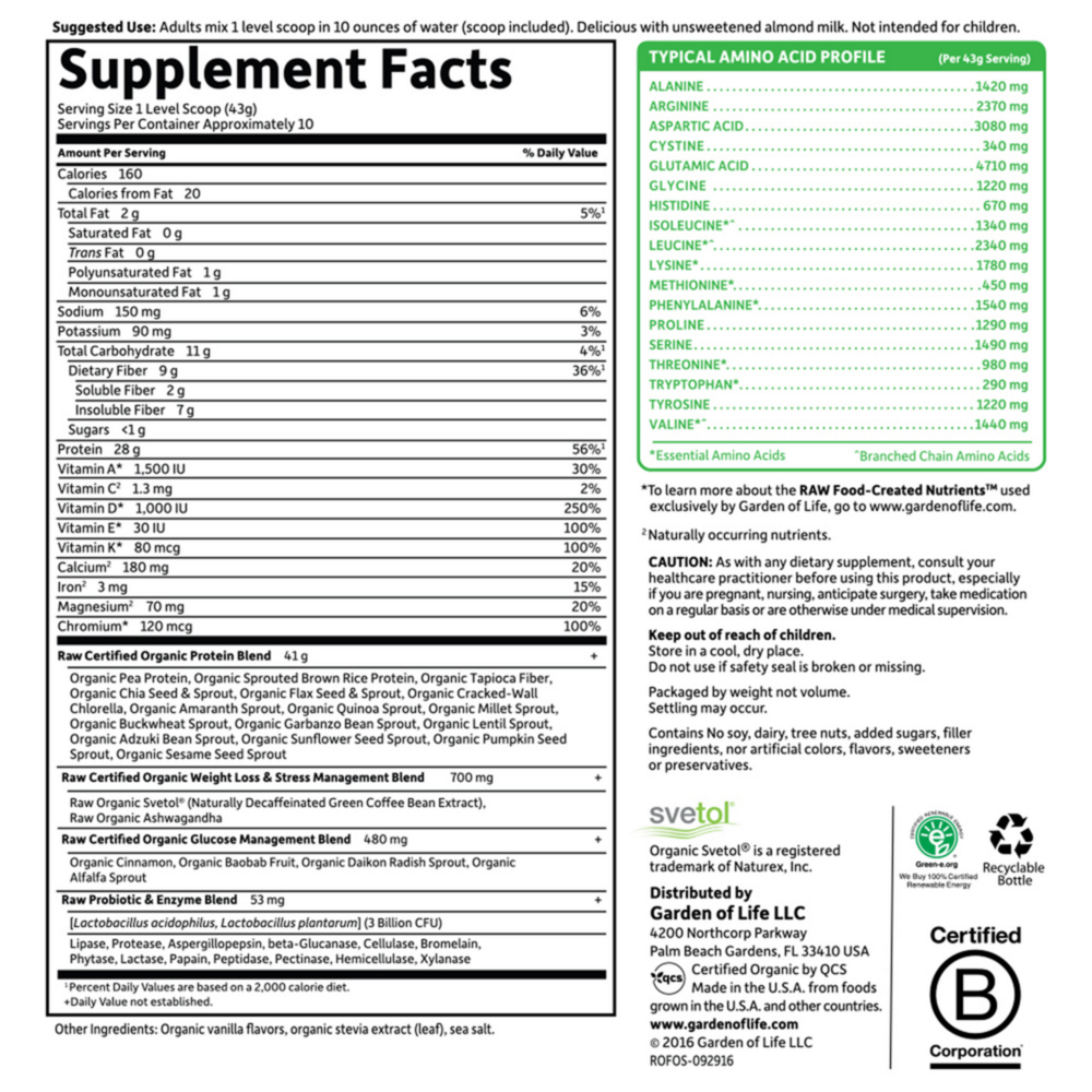 Product image for RAW Fit Protein.