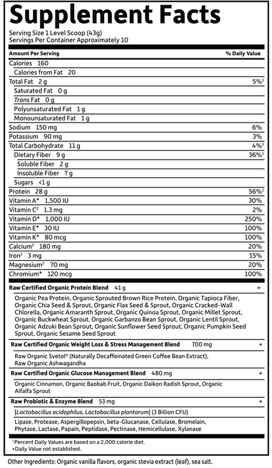 Product image for RAW Fit Protein.