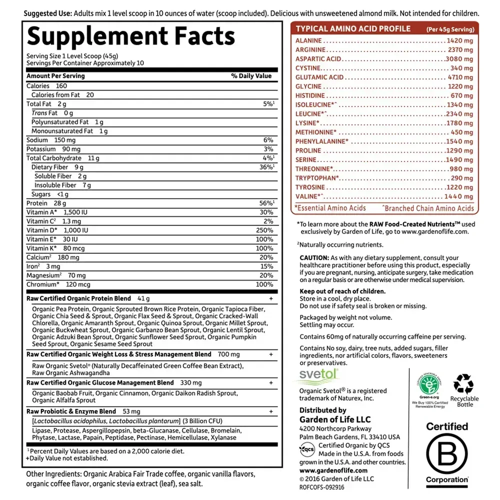 Product image for RAW Fit Coffee Protein.