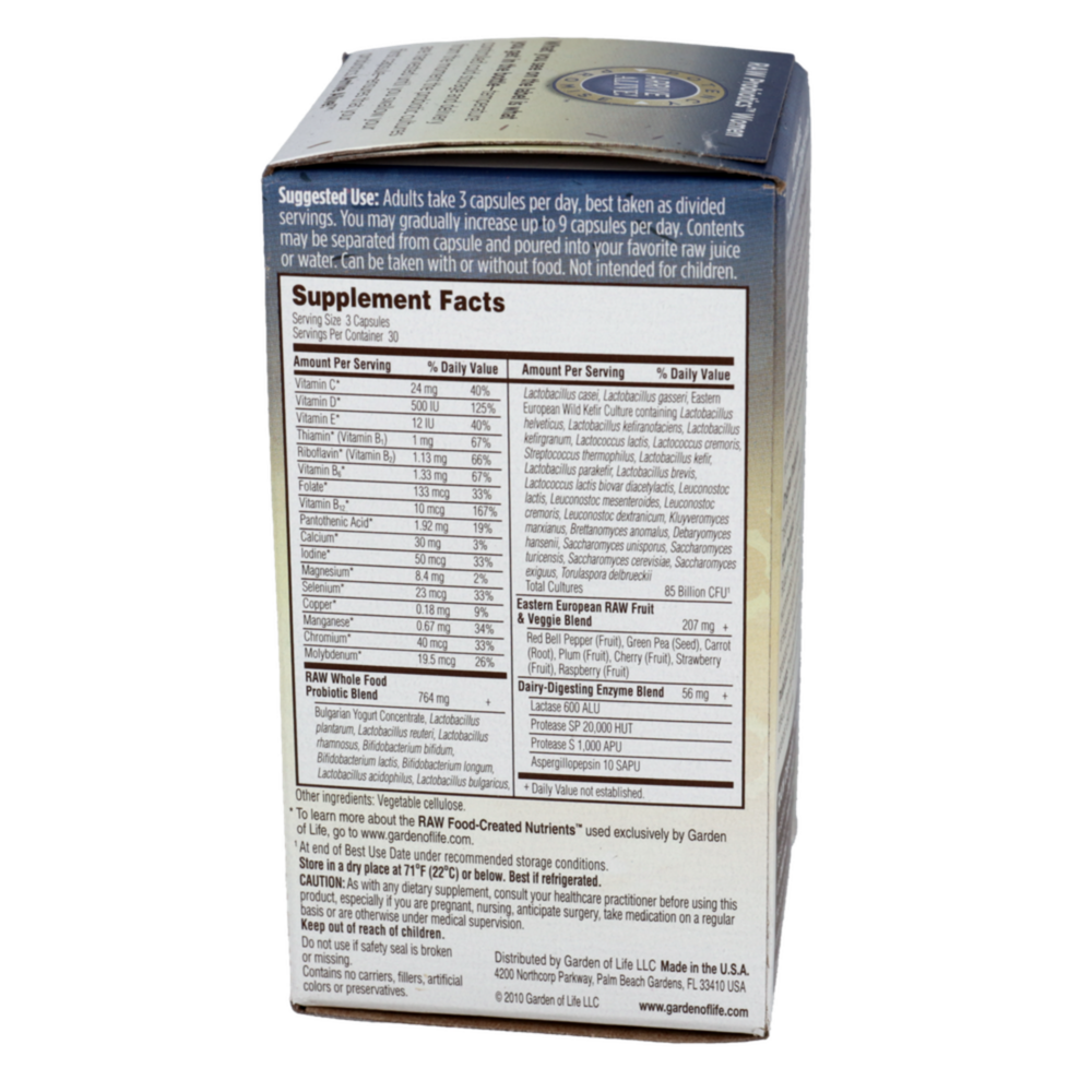 Product image for RAW Probiotics Women.