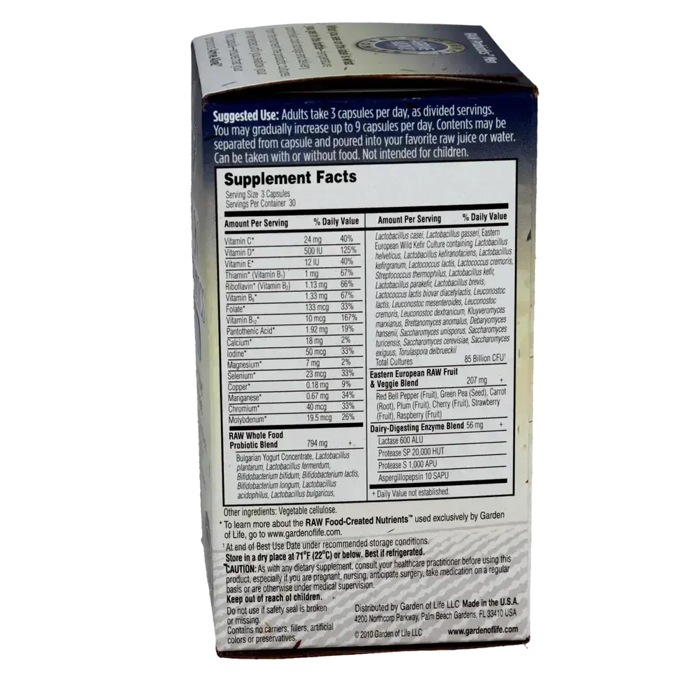Product image for RAW Probiotics Men.