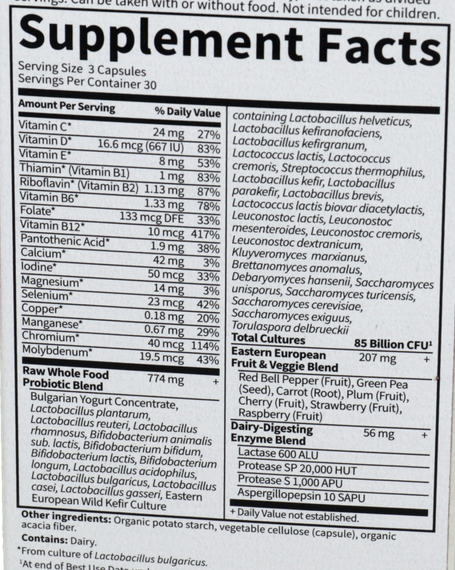 Product image for RAW Probiotics Women 50 and Wiser.
