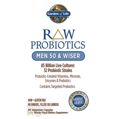 RAW Probiotics Men 50 and Wiser 90 capsules