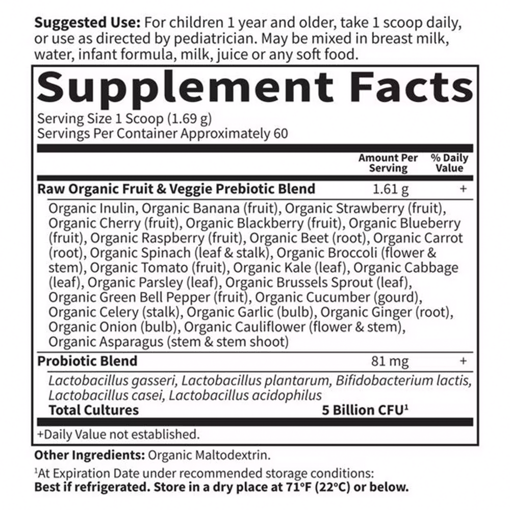 Product image for RAW Probiotics Kids.