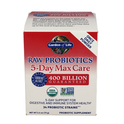 RAW Probiotics 5 Day Max Care product image
