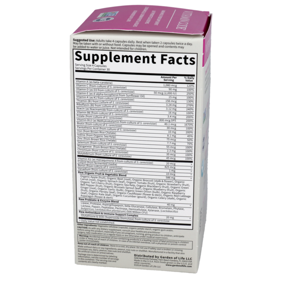 Product image for Vitamin Code Women Multivitamin Capsules.