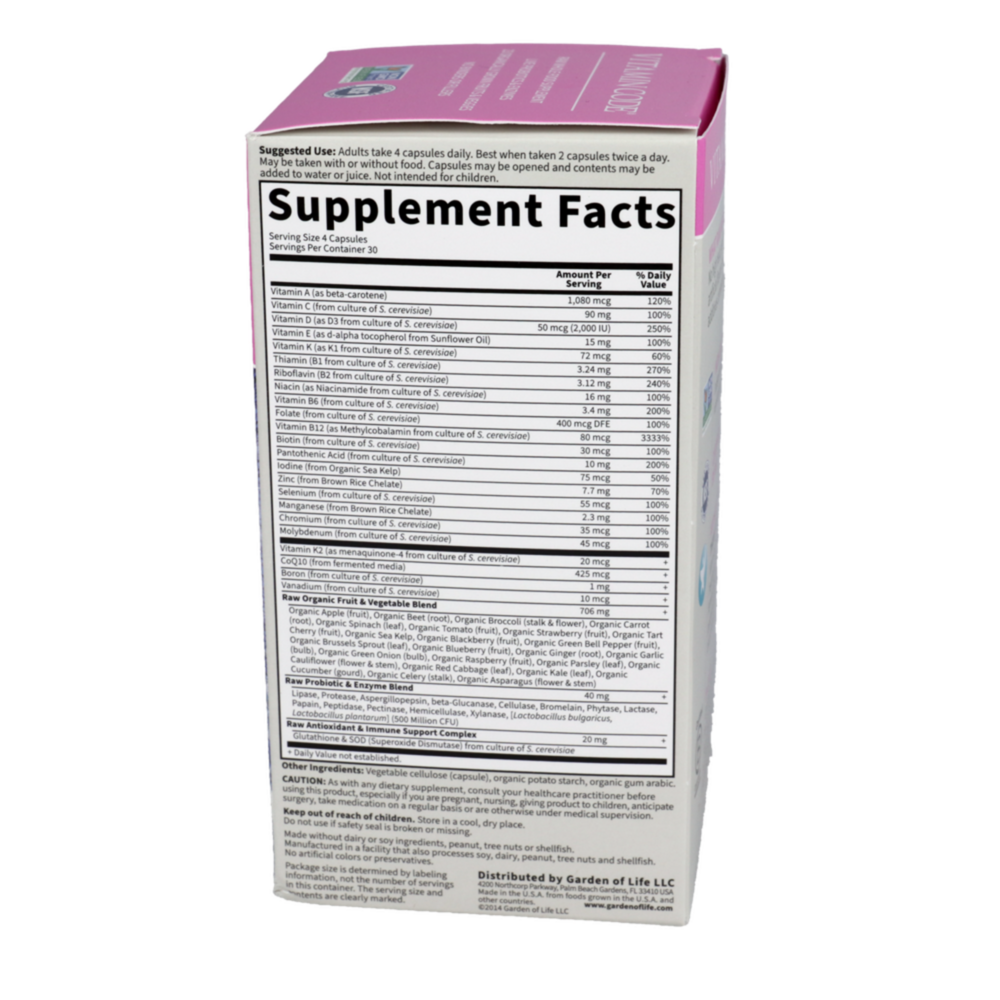 Product image for Vitamin Code 50 and Wiser Womens Multi.