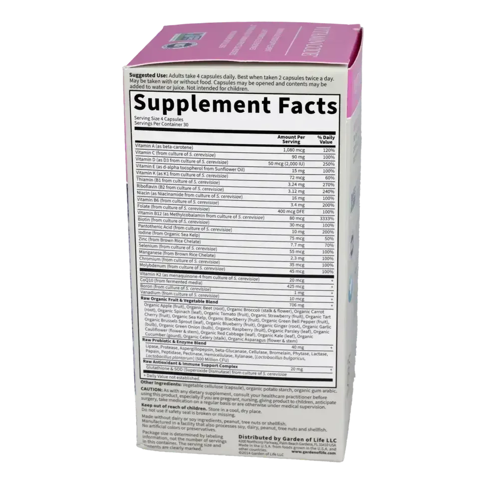Product image for Vitamin Code 50 and Wiser Womens Multi.