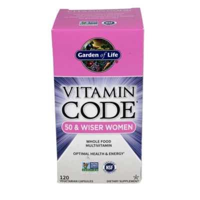 Vitamin Code 50 and Wiser Womens Multi