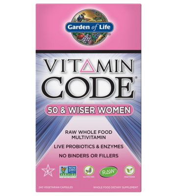 Vitamin Code 50 and Wiser Womens Multi