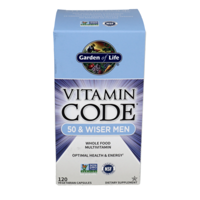 Vitamin Code 50 and Wiser Mens Multi 120 capsules
