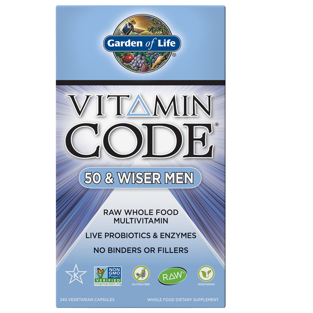 Product image for Vitamin Code 50 and Wiser Mens Multi.