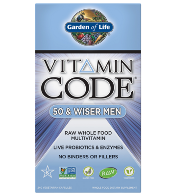 Vitamin Code 50 and Wiser Mens Multi