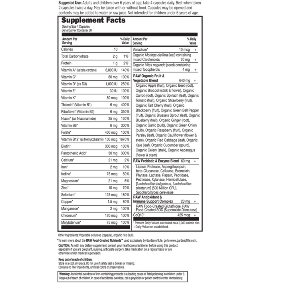 Product image for Vitamin Code Family Multi.