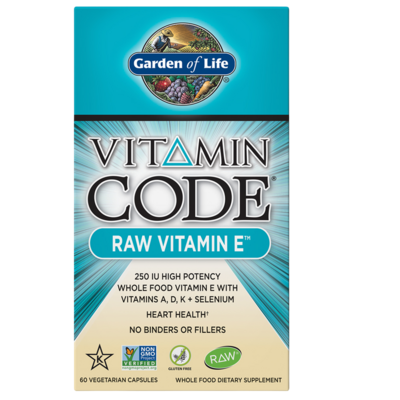 Vitamin Code RAW Vitamin E 60 capsules