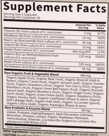 Product image for Vitamin Code RAW B-Complex.
