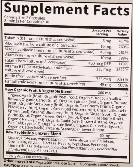 Product image for Vitamin Code RAW B-Complex.