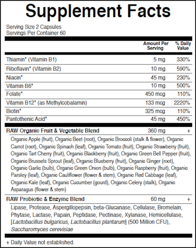 Product image for Vitamin Code RAW B-Complex.
