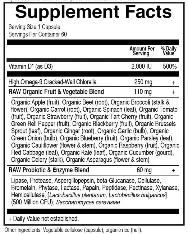 Product image for Vitamin Code RAW D3 2000IU.