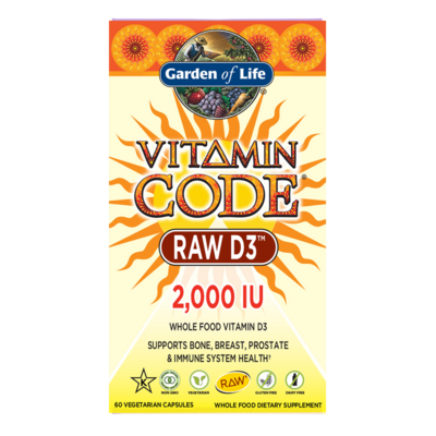 Vitamin Code RAW D3 2000IU 60 capsules