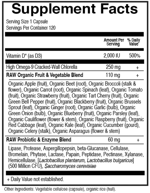 Product image for Vitamin Code RAW D3 2000IU.