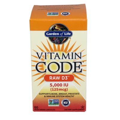 Vitamin Code RAW D3 5000 60 capsules Vitamin Code RAW D3 5000 60 capsules