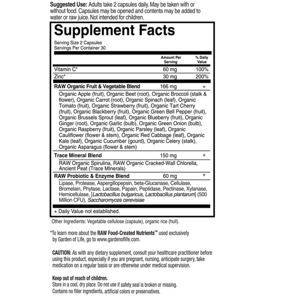 Product image for Vitamin Code RAW Zinc.