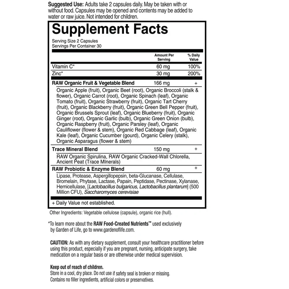 Product image for Vitamin Code RAW Zinc.
