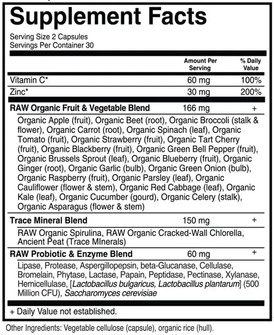 Product image for Vitamin Code RAW Zinc.