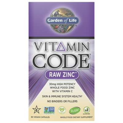 Vitamin Code RAW Zinc 60 capsules