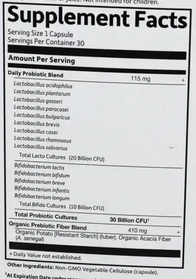Product image for Dr. Formulated PROBIOTICS Once Daily.